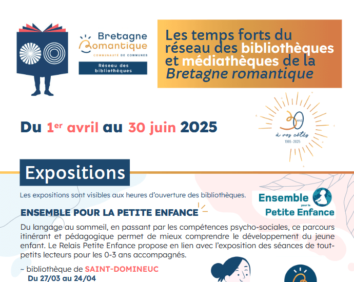 Programme du réseau des médiathèques